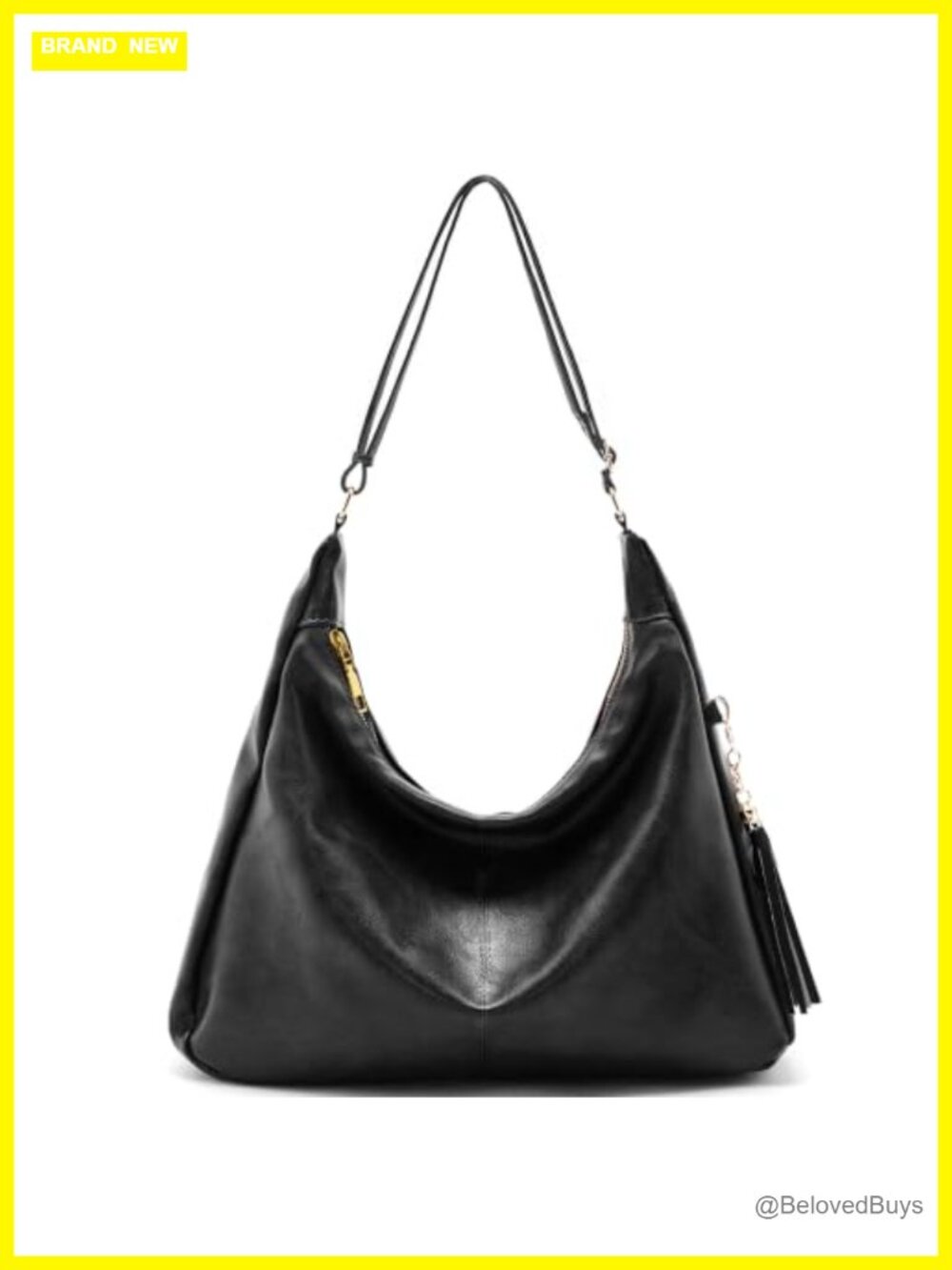 Slouchy Hobo Purse for Women Medium Cross Body Tote Bag Vegan Leather